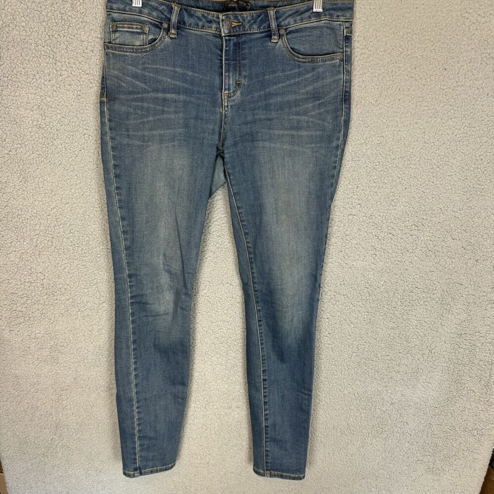 Prana London Jeans Womens 30 Blue Skinny Denim Med Wash Casual